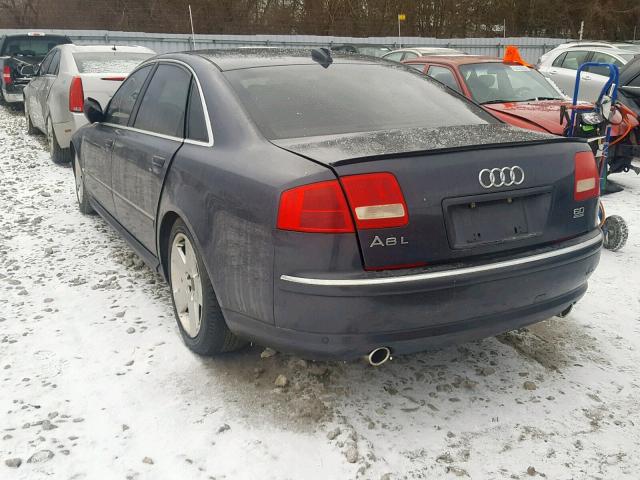 WAUML44E64N004002 - 2004 AUDI A8 L QUATT BLACK photo 3