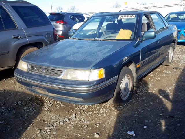 4S3BC6539R7650326 - 1994 SUBARU LEGACY LS/ GREEN photo 2