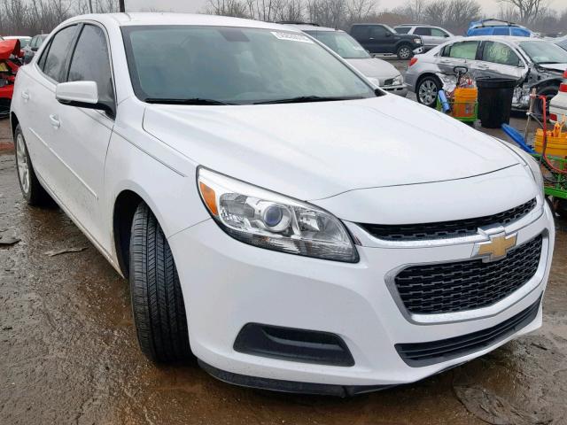 1G11C5SLXFU151809 - 2015 CHEVROLET MALIBU 1LT WHITE photo 1