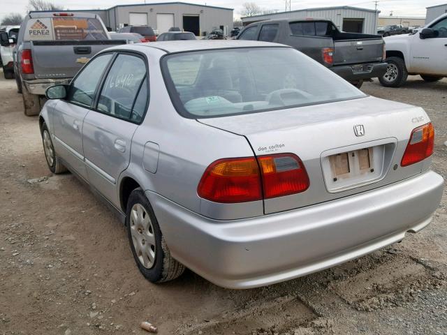 2HGEJ6619YH585269 - 2000 HONDA CIVIC BASE Gümüş foto 3