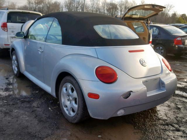3VWCK21Y03M324992 - 2003 VOLKSWAGEN NEW BEETLE Gümüş foto 3