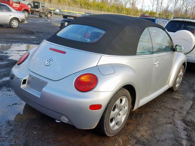 3VWCK21Y03M324992 - 2003 VOLKSWAGEN NEW BEETLE Gümüş foto 4