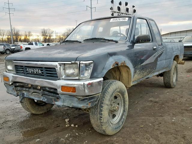 JT4RN13P2P6051935 - 1993 TOYOTA PICKUP 1/2 SILVER photo 2