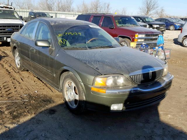 1LNHM87A3YY775129 - 2000 LINCOLN LS GREEN photo 1