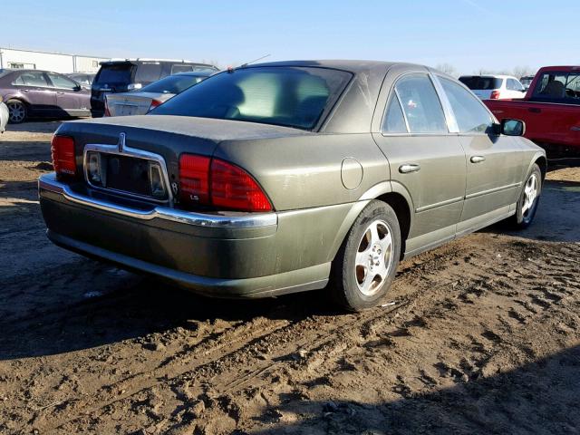 1LNHM87A3YY775129 - 2000 LINCOLN LS GREEN photo 4