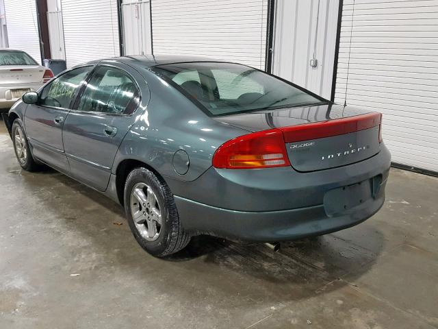 2B3AD56M52H126077 - 2002 DODGE INTREPID E GREEN photo 3