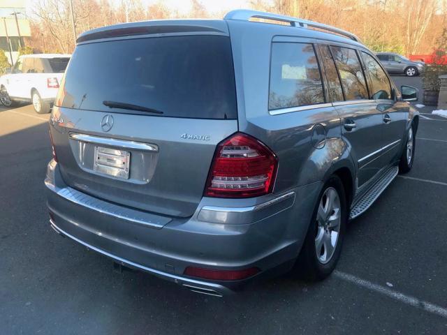 4JGBF7BE7BA733048 - 2011 MERCEDES-BENZ GL 450 4MA GRAY photo 4