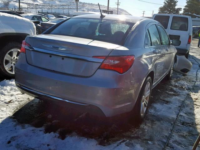 1C3CCBAB8DN698483 - 2013 CHRYSLER 200 LX SILVER photo 4