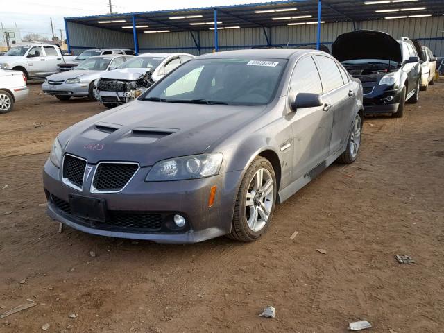 6G2ER57748L139254 - 2008 PONTIAC G8 CHARCOAL photo 2