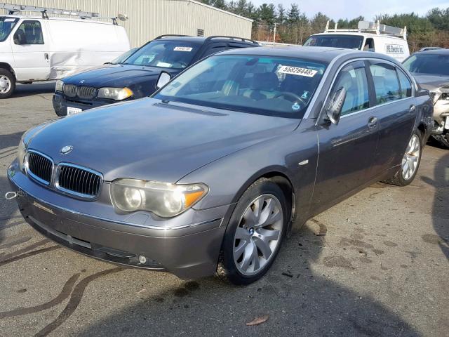 WBAGN63433DR15209 - 2003 BMW 745 LI GRAY photo 2