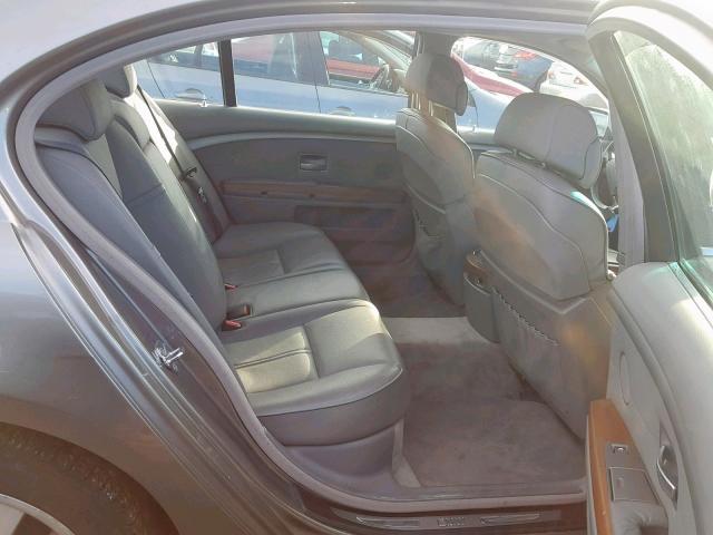 WBAGN63433DR15209 - 2003 BMW 745 LI GRAY photo 6