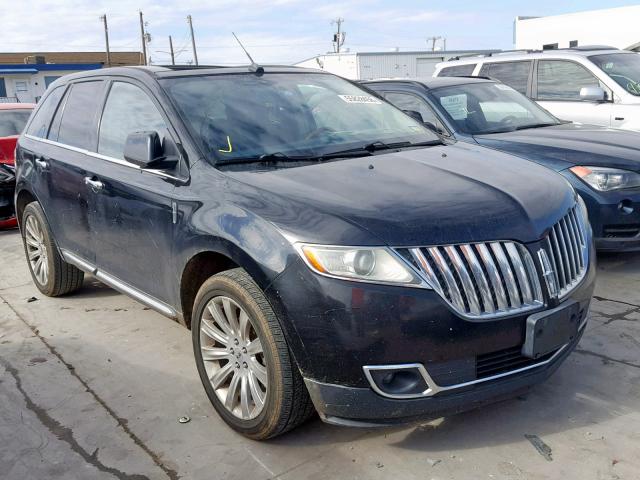 2LMDJ6JK1BBJ08145 - 2011 LINCOLN MKX BLACK photo 1