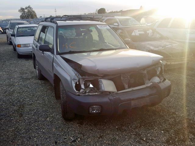 JF1SF63561H701443 - 2001 SUBARU FORESTER L SILVER photo 1