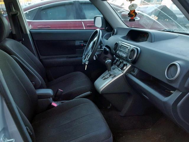 JTLKE50E281056504 - 2008 TOYOTA SCION XB 银色 照片 5