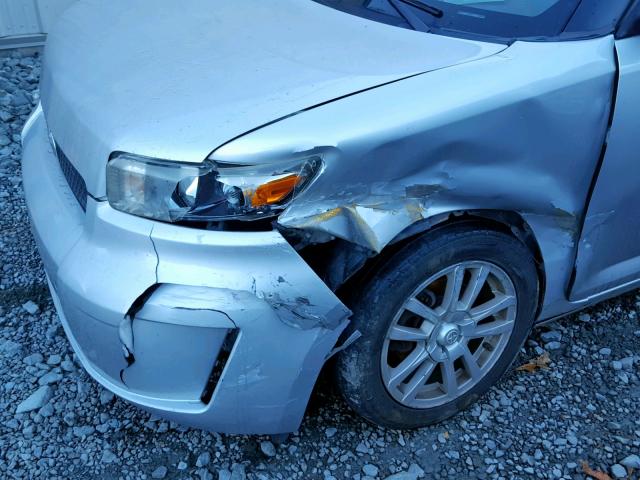 JTLKE50E281056504 - 2008 TOYOTA SCION XB 银色 照片 9
