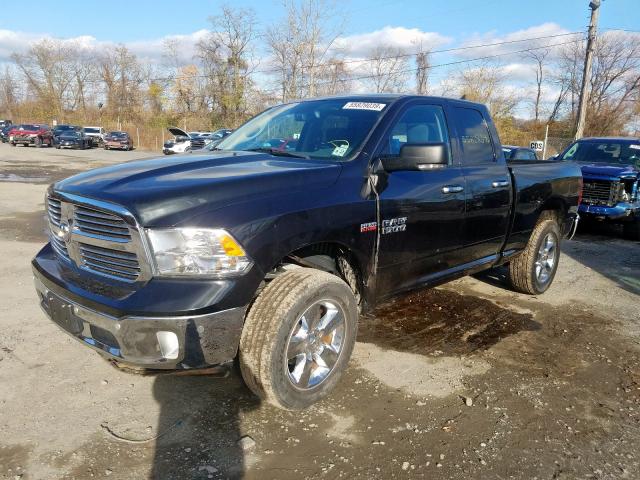 1C6RR7GT2HS507303 - 2017 RAM 1500 SLT BLACK photo 2