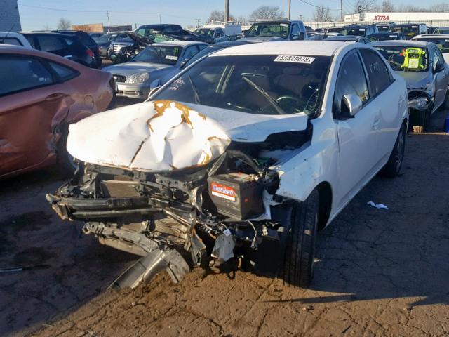 KNAFU4A23D5681766 - 2013 KIA FORTE EX WHITE photo 2