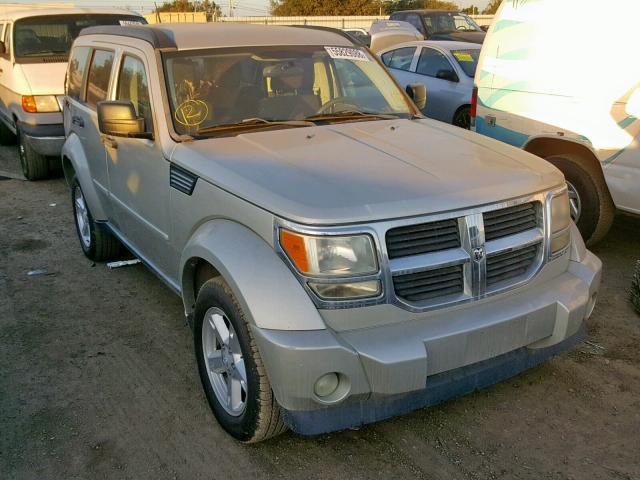 1D8GT28K08W274509 - 2008 DODGE NITRO SXT SILVER photo 1