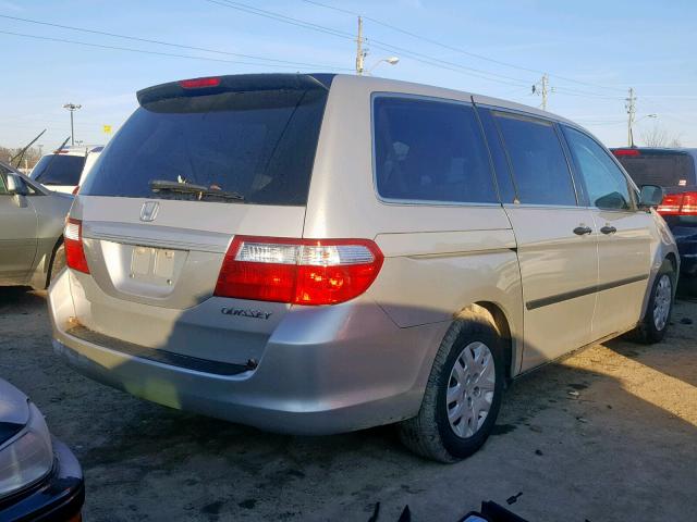 5FNRL38285B061093 - 2005 HONDA ODYSSEY LX GOLD photo 4