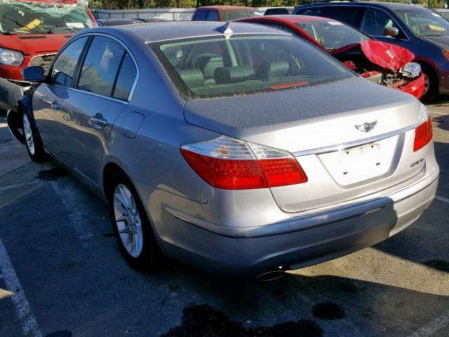 KMHGC46E99U040675 - 2009 HYUNDAI GENESIS 3. GRAY photo 3