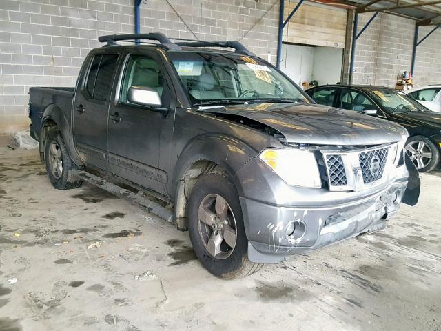 1N6AD07U66C415068 - 2006 NISSAN FRONTIER C GRAY photo 1