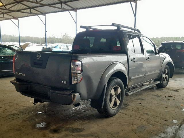 1N6AD07U66C415068 - 2006 NISSAN FRONTIER C GRAY photo 4