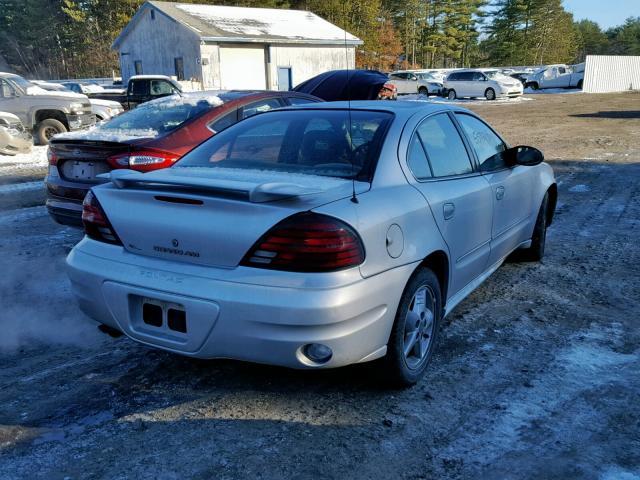 1G2NG52E33M509105 - 2003 PONTIAC GRAND AM S SILVER photo 4