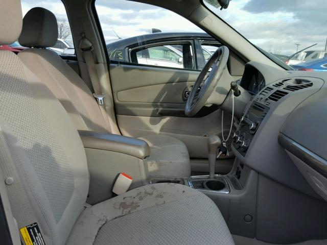 1G1ZS51F46F265441 - 2006 CHEVROLET MALIBU LS ბურგუნდია ფოტო 5