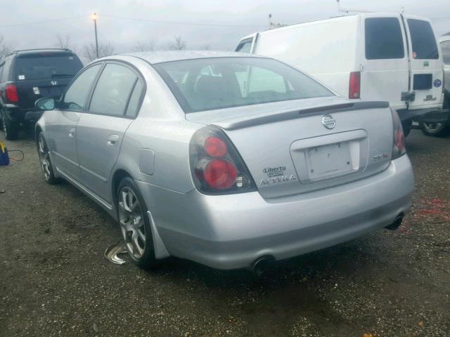 1N4BL11E35C255964 - 2005 NISSAN ALTIMA SE SILVER photo 3