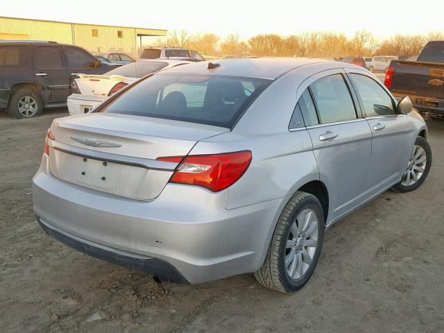 1C3CCBBB8CN226829 - 2012 CHRYSLER 200 TOURIN SILVER photo 4