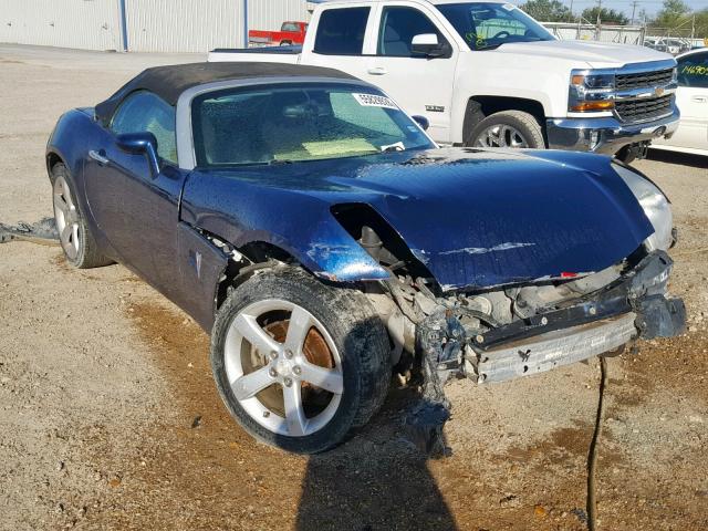 1G2MB35B67Y125723 - 2007 PONTIAC SOLSTICE BLUE photo 1