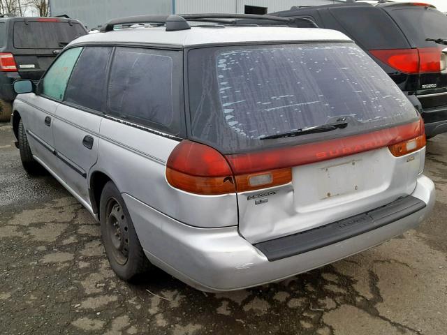 4S3BK4353W7303646 - 1998 SUBARU LEGACY L SILVER photo 3