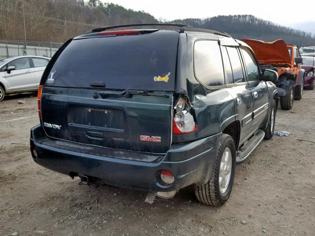 1GKDT13S342437095 - 2004 GMC ENVOY GREEN photo 4