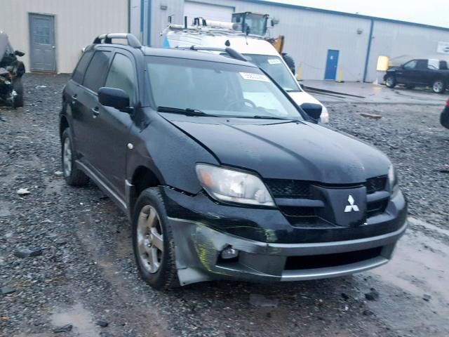 JA4LZ41F94U001184 - 2004 MITSUBISHI OUTLANDER BLACK photo 1