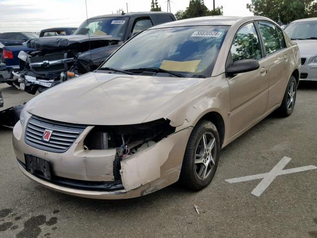 1G8AJ55F87Z115473 - 2007 SATURN ION LEVEL GOLD photo 2