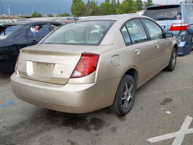 1G8AJ55F87Z115473 - 2007 SATURN ION LEVEL GOLD photo 4