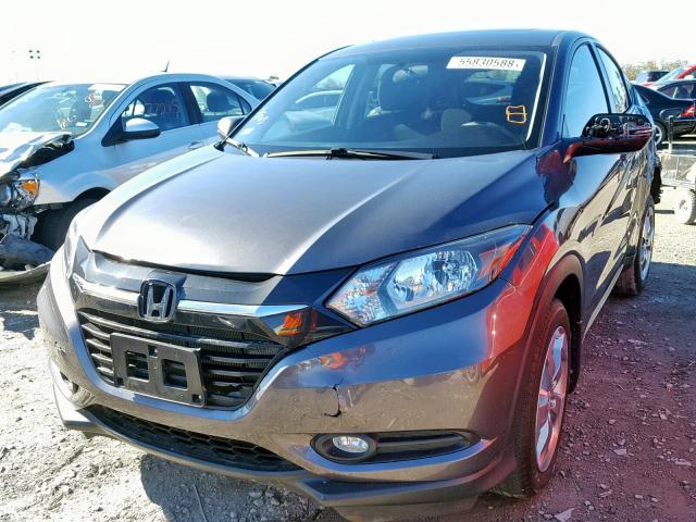 3CZRU5H51HM706051 - 2017 HONDA HR-V EX GRAY photo 2