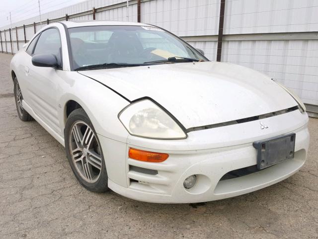 4A3AC74H03E043259 - 2003 MITSUBISHI ECLIPSE GT WHITE photo 1