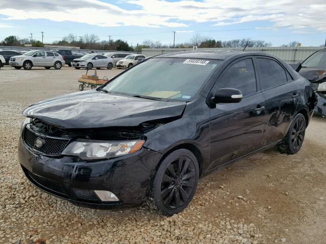 KNAFW4A37A5223758 - 2010 KIA FORTE SX BLACK photo 2