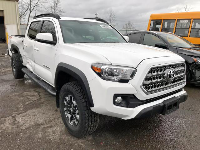 5TFDZ5BN3HX022252 - 2017 TOYOTA TACOMA DOU WHITE photo 1