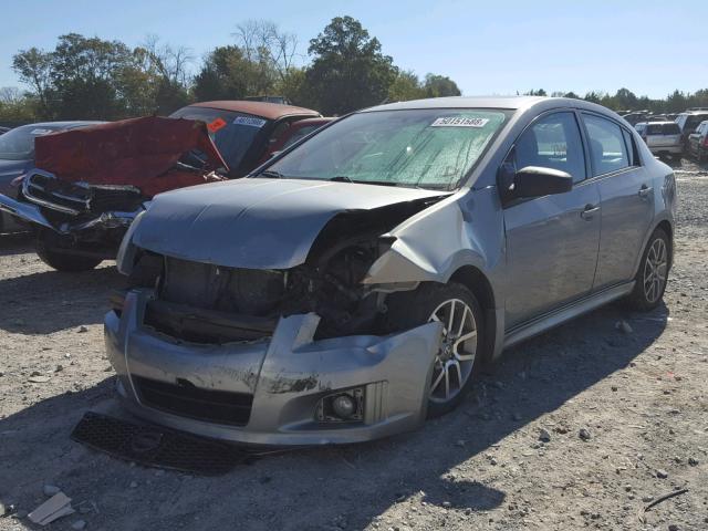 3N1CB61E38L715778 - 2008 NISSAN SENTRA SE- SILVER photo 2