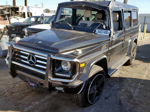 WDCYC3HF3FX228640 - 2015 MERCEDES-BENZ G 550 BLACK photo 2