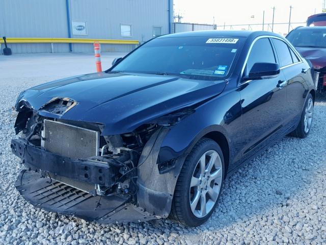 1G6AB5RX2E0135728 - 2014 CADILLAC ATS LUXURY BLACK photo 2