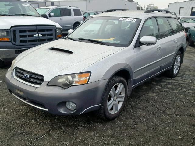 4S4BP68C856370876 - 2005 SUBARU LEGACY OUT SILVER photo 2