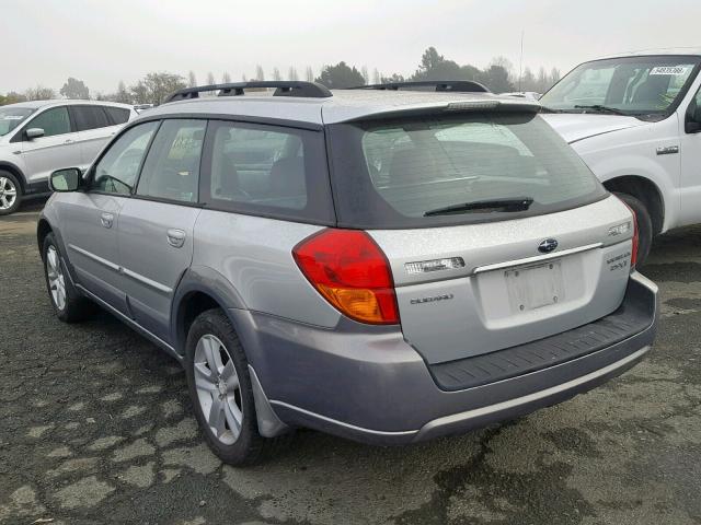 4S4BP68C856370876 - 2005 SUBARU LEGACY OUT SILVER photo 3