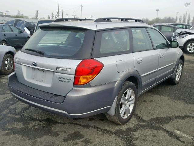 4S4BP68C856370876 - 2005 SUBARU LEGACY OUT SILVER photo 4