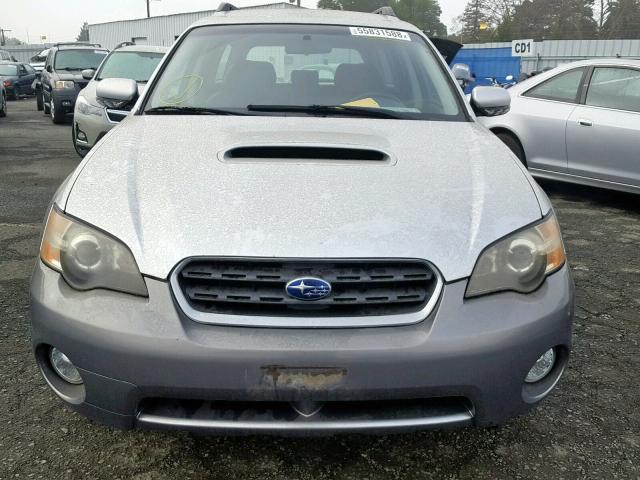 4S4BP68C856370876 - 2005 SUBARU LEGACY OUT SILVER photo 9