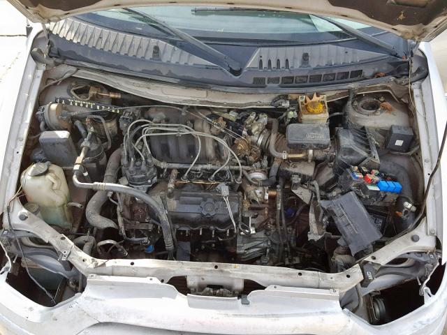 4N2ZN16T11D815153 - 2001 NISSAN QUEST SE SILVER photo 7