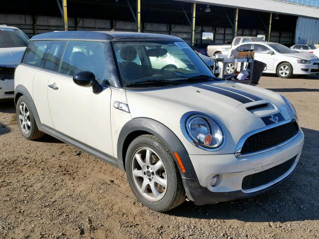 WMWMM33559TP74462 - 2009 MINI COOPER S C WHITE photo 1