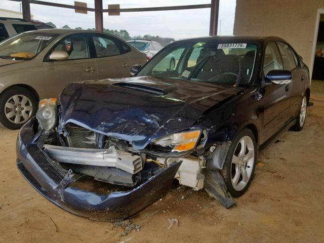 4S3BL686454206739 - 2005 SUBARU LEGACY GT BLUE photo 2